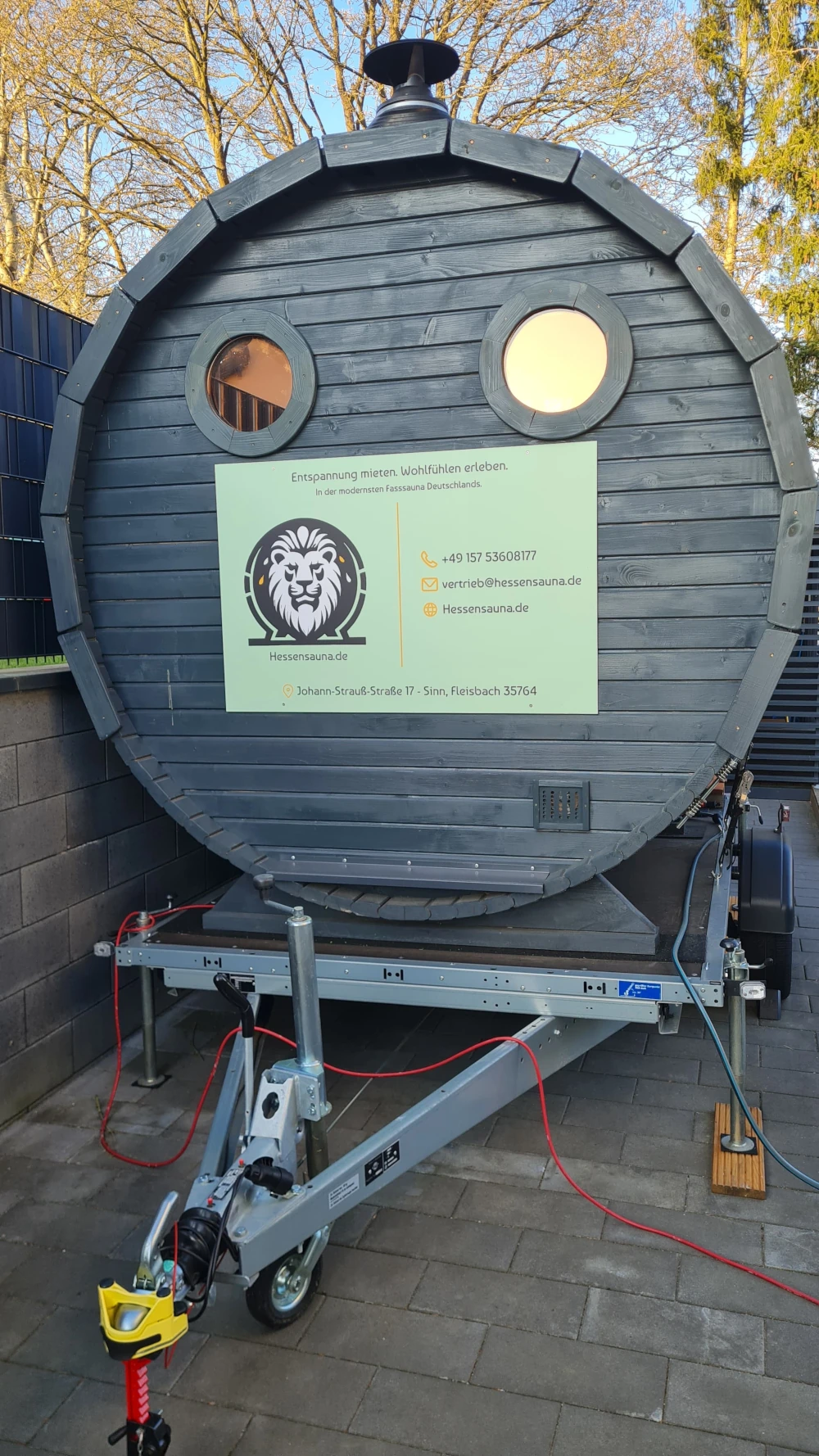 Saunarückseite Saunarückseite