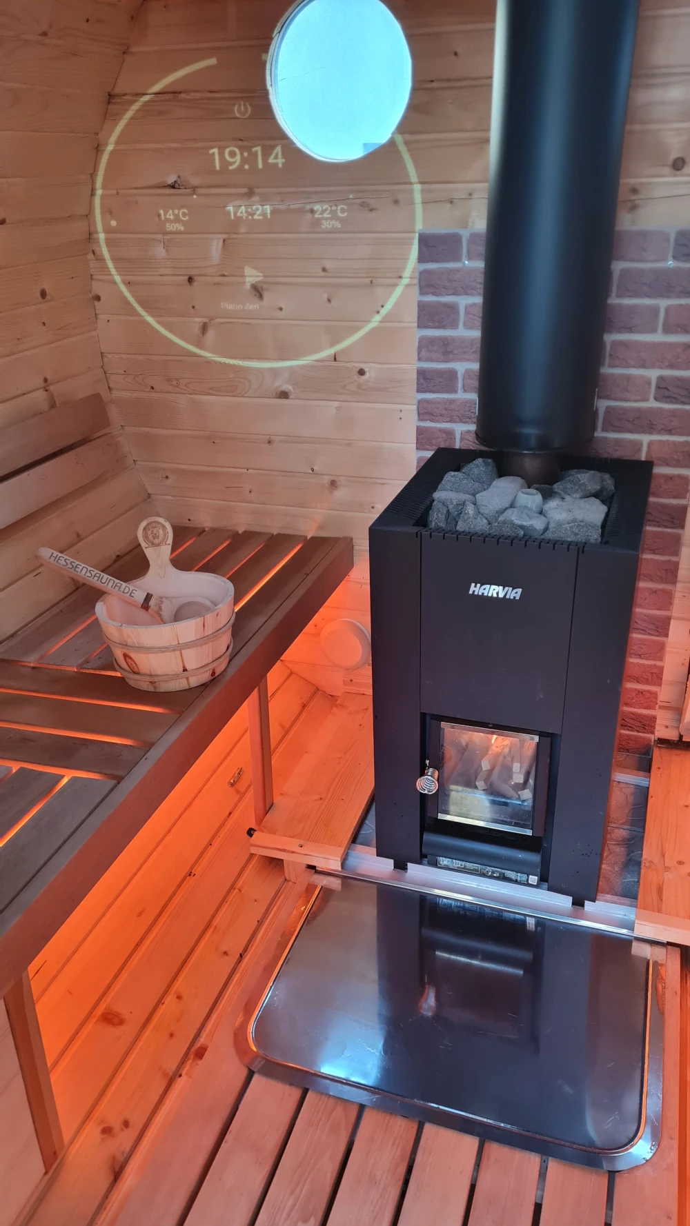 Sauna linke Sitzbank Sauna linke Sitzbank