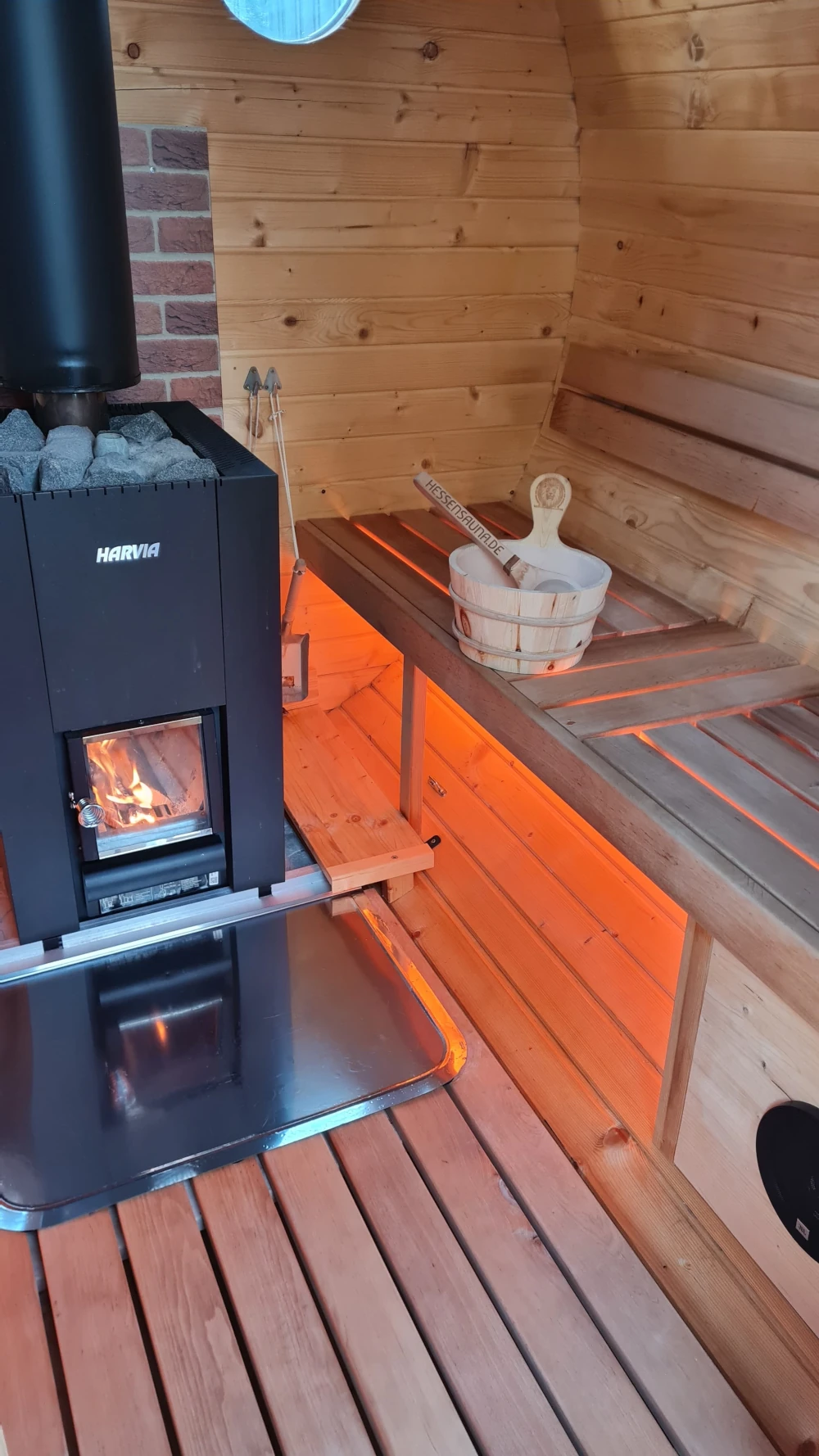 Sauna rechte Sitzbank Sauna rechte Sitzbank